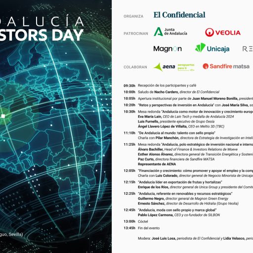 Andalucía se cita con la inversión en la VII edición de Andalucía Investors Day, el foro de El Confidencial que reúne a líderes empresariales y financieros
